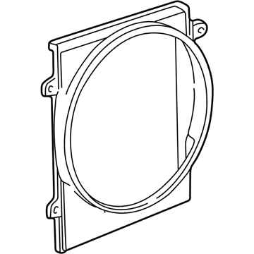 Mazda Fan Shroud - ZZP1-15-210