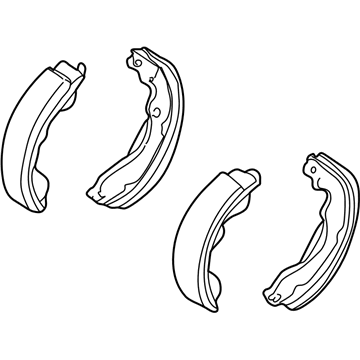 Mazda Parking Brake Shoes - BJYM-26-38Z