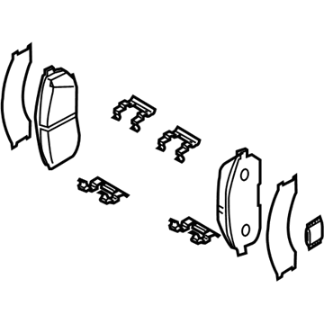 Mazda CX-7 Brake Pads - L2Y6-33-28ZB