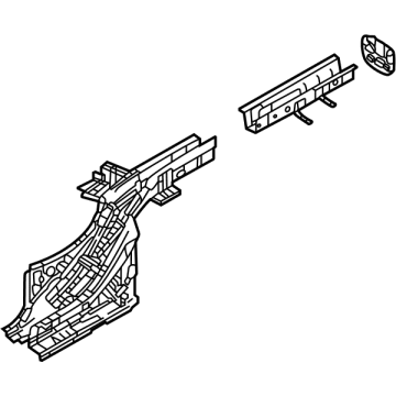 Mazda DGJ4-53-810C Frame(Right), Rear Side Mazda DGJ4-53-810C Frame(Right), Rear Side