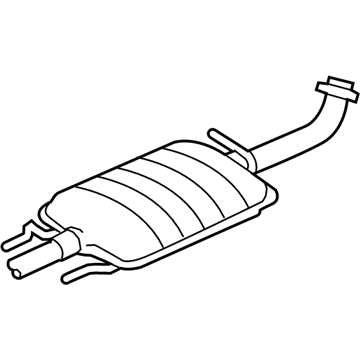 Mazda Tribute Exhaust Pipe - ZZDA-40-500A