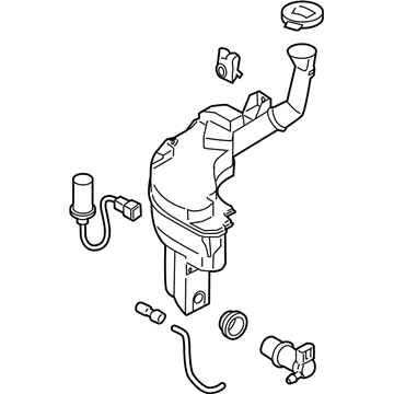 Mazda 5 Windshield Washer Fluid Reservoir - BBN9-67-480A