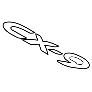 Mazda CX-9 Emblem - TD11-51-721