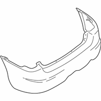 Mazda Tribute Bumper Cover - EC04-50-221H-44 Bumper Cover