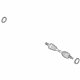 Mazda GD71-25-60XA Axle Shaft Assembly
