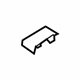 Mazda BHN1-68-3R1A-02 Seat Belt Cover