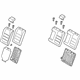 Mazda BABH-57-400A-02 Seat Back Assembly