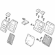 Mazda BABH-57-450A-02 Seat Back Assembly