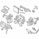 Mazda BJE3-61-130C A/C & Heater Assembly