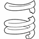Mazda 1F21-34-011A Coil Spring