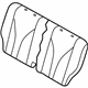 Mazda LE44-88-330-80 Seat Back Assembly
