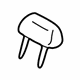 Mazda LE44-88-340-72 Headrest