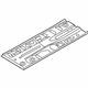Mazda D1YE-54-60XB Front Floor Pan Mazda D1YE-54-60XB Front Floor Pan