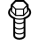 Mazda 9946-60-820 Bracket Bolt