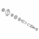 Mazda GG38-25-700H Shaft Mazda GG38-25-700H Shaft