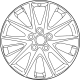 Mazda 9965-71-7090 Wheel, Disc-Aluminum