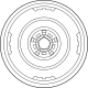 Mazda 9965-30-4060 Wheel, Spare Mazda 9965-30-4060 Wheel, Spare