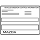 Mazda TD11-69-036 Emission Label Mazda TD11-69-036 Emission Label