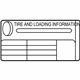 Mazda TE69-69-014 Tire Pressure Label Mazda TE69-69-014 Tire Pressure Label