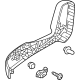Mazda KEWF-88-2GX-02 COVER NO.1,SIDE-RR SEAT