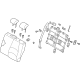 Mazda DD9C-57-450-44 Seat Back Assembly