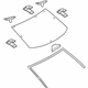 Mazda BBM4-63-930 Back Glass
