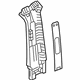 Mazda TK48-68-190A-02 Upper Center Pillar Trim Mazda TK48-68-190A-02 Upper Center Pillar Trim