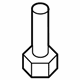 Mazda G22E-51-6H9 Fog Lamp Assembly Lower Bolt