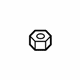 Mazda 9XG1-13-301M Frame Nut Mazda 9XG1-13-301M Frame Nut