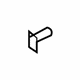 Mazda C235-50-664A Belt Molding Protector