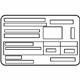 Mazda NH18-69-014 Tire Info Label