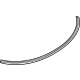 Mazda DFR5-50-814 Upper Molding Protector Mazda DFR5-50-814 Upper Molding Protector