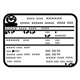 Mazda L3EK-69-036 Emission Label Mazda L3EK-69-036 Emission Label