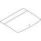 Mazda DN4J-68-81X-02 Trunk Mat Mazda DN4J-68-81X-02 Trunk Mat