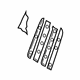 Mazda GAAA-88-18X Seat Back Pad Mazda GAAA-88-18X Seat Back Pad