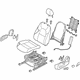 Mazda KB7W-57-150A-2A Seat Assembly