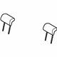 Mazda TD11-88-340-02 Headrest Mazda TD11-88-340-02 Headrest