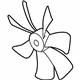 Mazda L516-15-140 Fan Blade