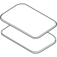 Mazda DH2N-69-810A Sunroof Glass