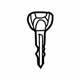 Mazda GD7B-76-202 Key