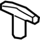 Mazda BCJH-56-742 Front Weatherstrip Fastener Mazda BCJH-56-742 Front Weatherstrip Fastener