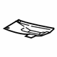 Mazda DF71-53-424A Dash Panel Upper Bracket