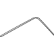 Mazda KMV6-50-8V4 Stripe No.4(Right), Body Side Mazda KMV6-50-8V4 Stripe No.4(Right), Body Side