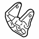 Mazda L116-39-010B Rear Bracket Mazda L116-39-010B Rear Bracket