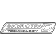 Mazda KB8E-51-771 Nameplate