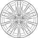 Mazda 9965-F2-7070 Wheel, Alloy