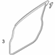 Mazda D651-58-760D Door Weatherstrip