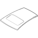 Mazda DGY1-70-600 Roof Panel
