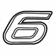 Mazda GHK1-51-721 Nameplate
