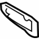 Mazda KBB3-72-414A Seat(Right), Handle-Outer